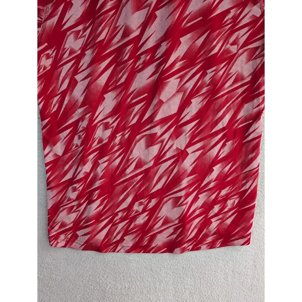 Wisconsin Badgers Adidas Shirt Mens XL Red Climalite Performance Training Soccer